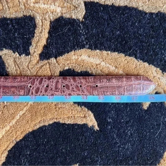 Albatros Unisex Animal Print Leather Belt - Picture 2 of 9